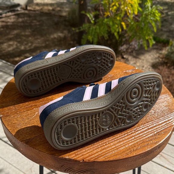 Adidas Navy and Pink Spezial Sneakers - Picture 4 of 6